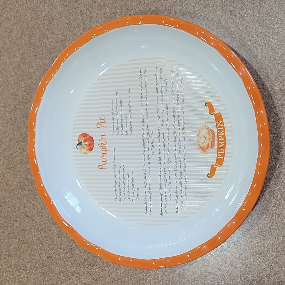 Pumpkin Pie Recipe Pie Dish!!